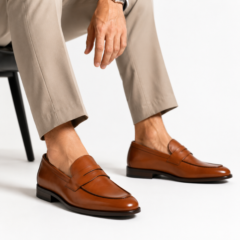 Lorenzo Classic Penny Loafers