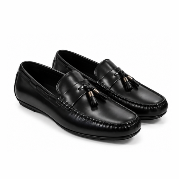 Lorenzo Leather Tassel Driving Loafers