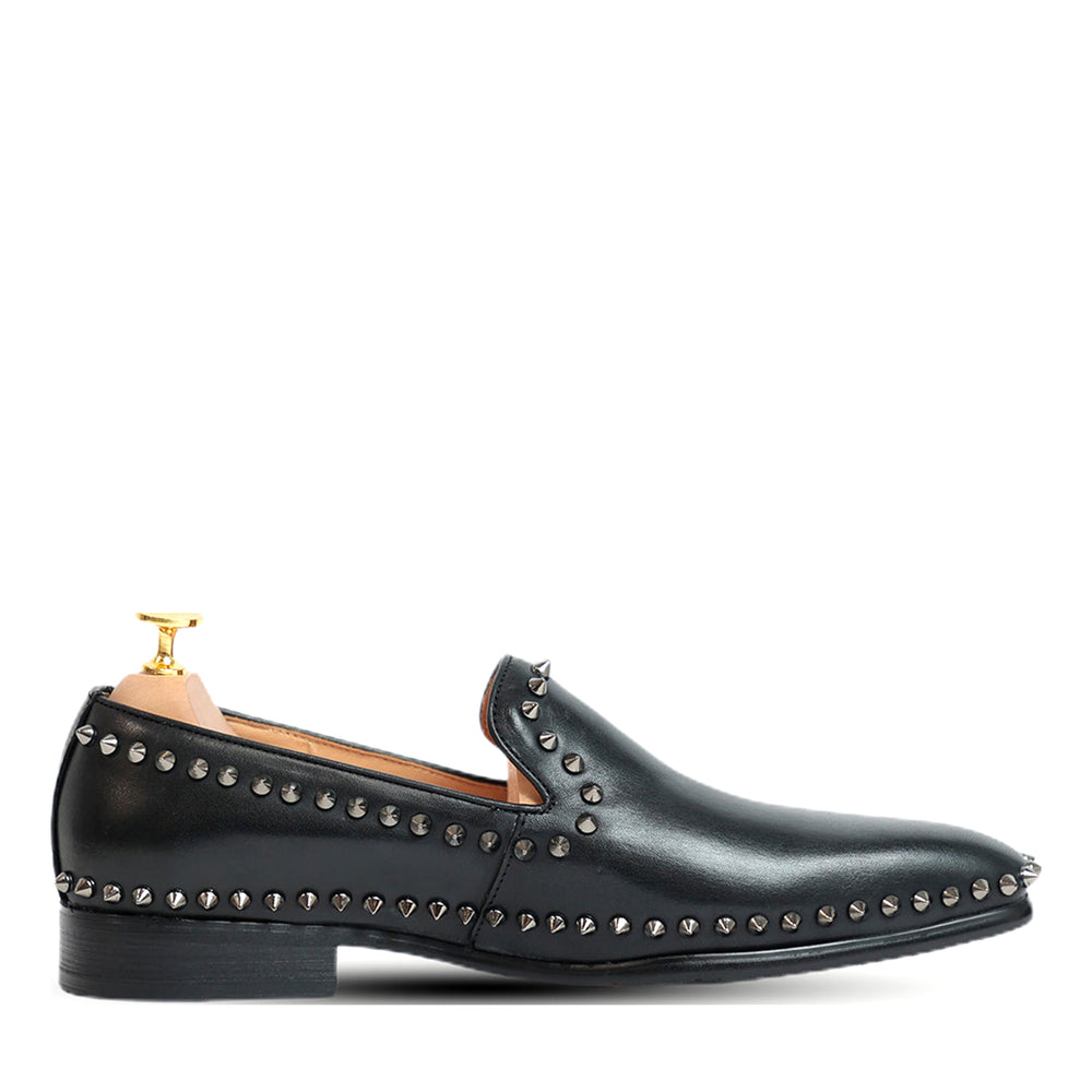 Studded Slip on Loafers