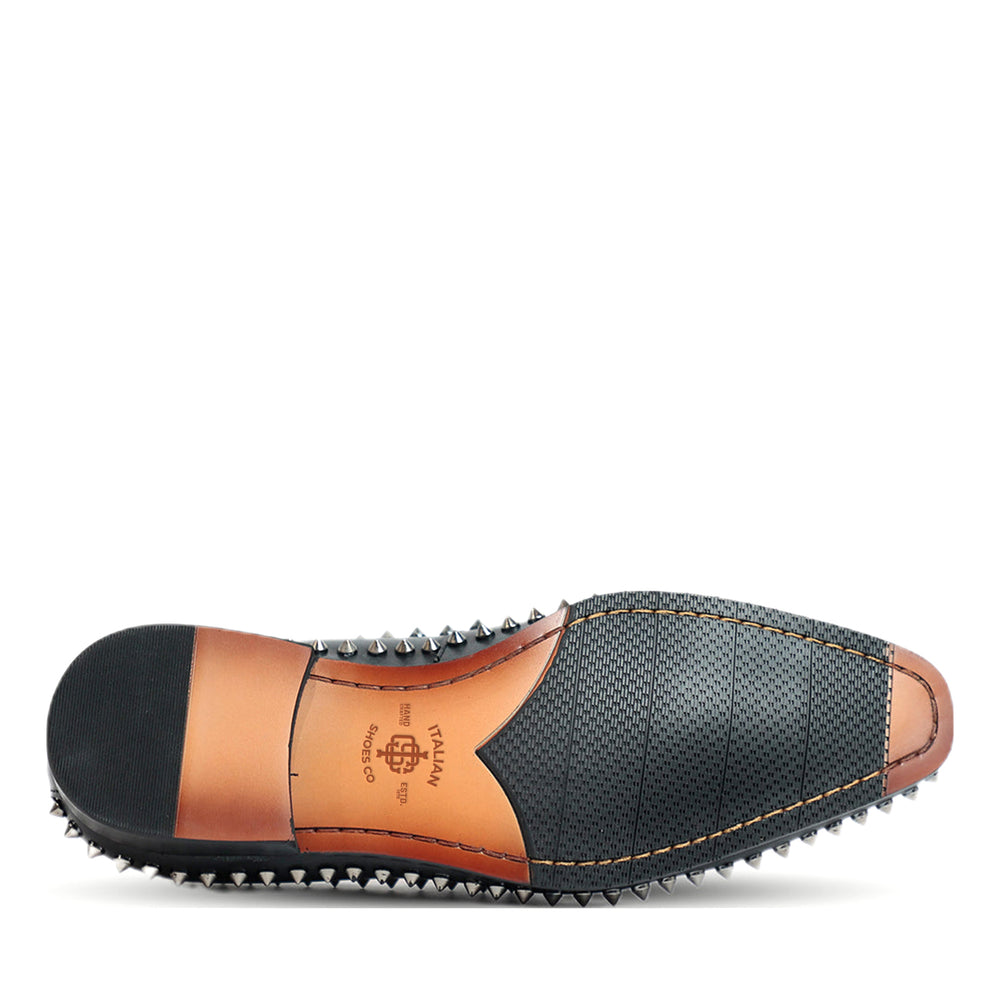 Studded Slip on Loafers