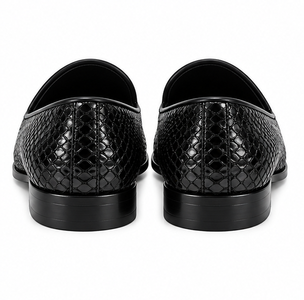 Lucerno Croc-Embossed Tassel Loafers