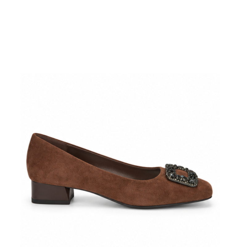 Luxe Crystal Sparkling Buckle Ballet Blocks