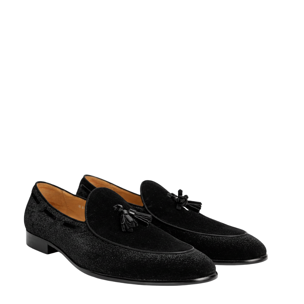 Luxe Italian Velvet Tassel Loafers