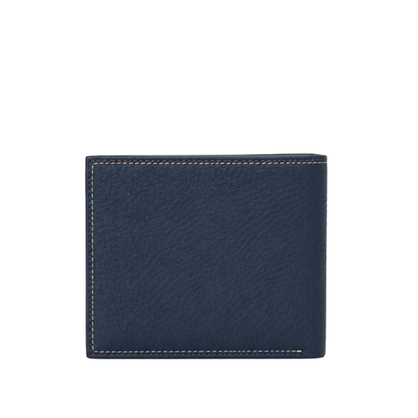 Luxury Heritage Contrast-Stitch Bifold Wallet