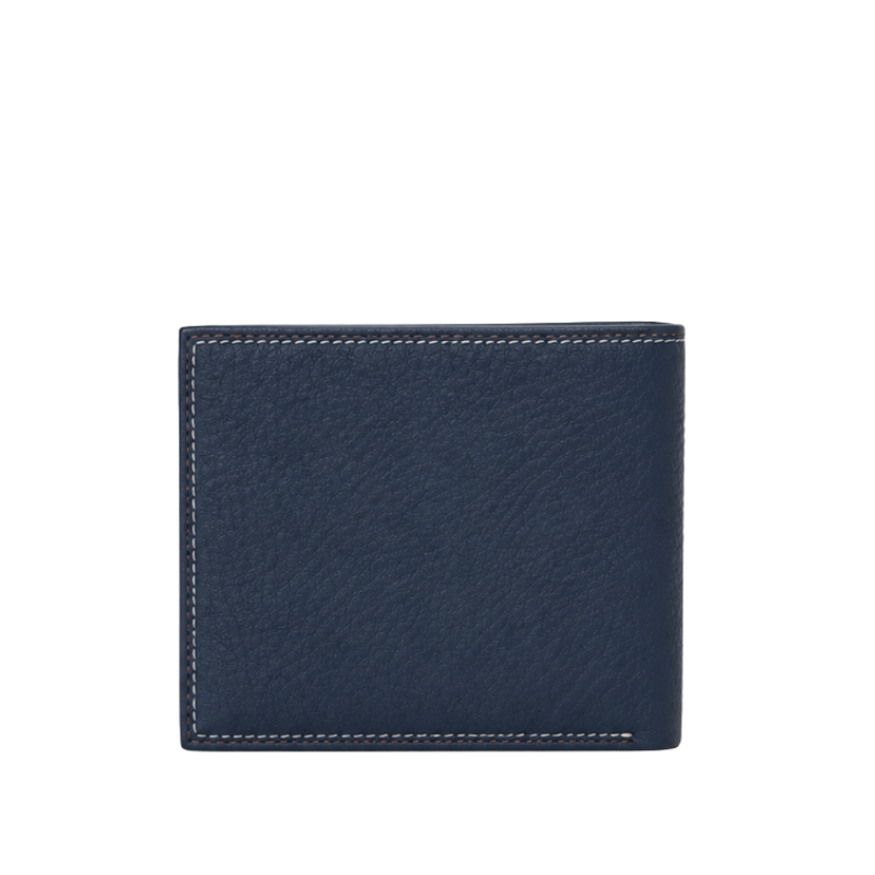 Luxury Heritage Contrast-Stitch Bifold Wallet
