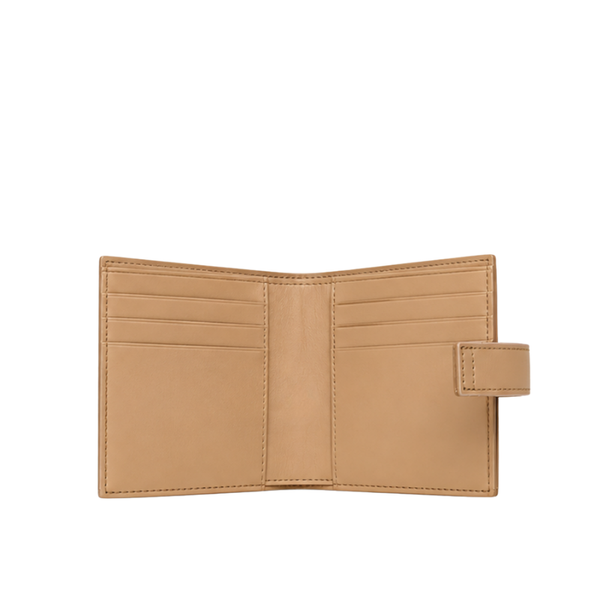 Luxury Intrecciato Snap Card Wallet