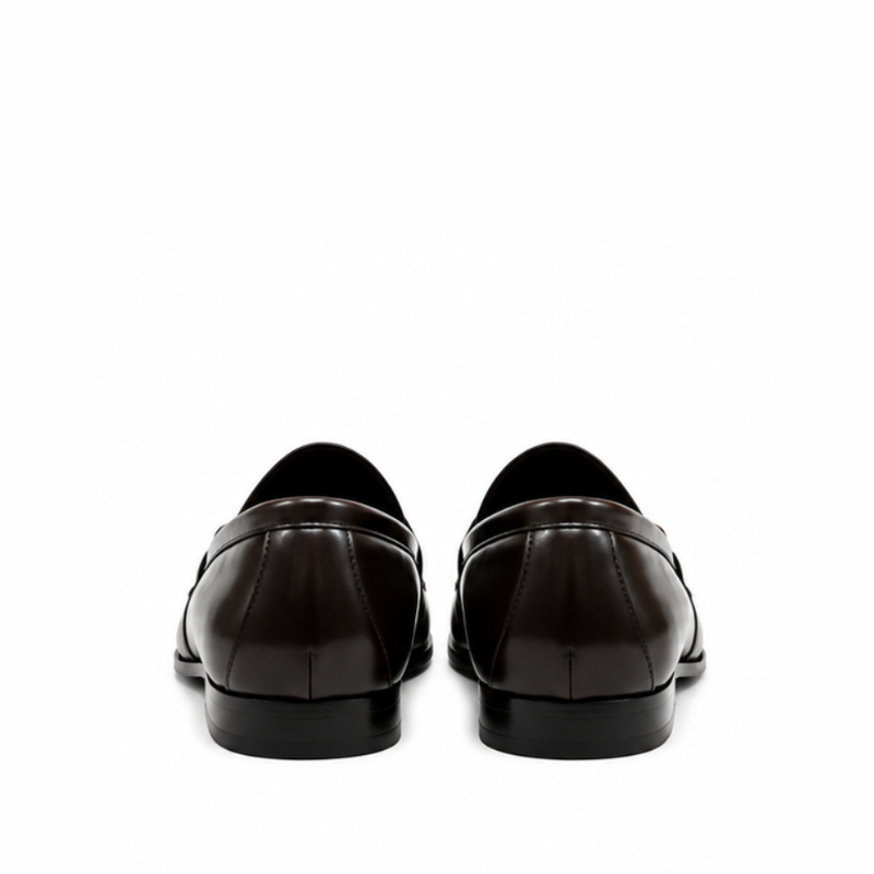 Luxury Italian Horsebit Leather  Loafers