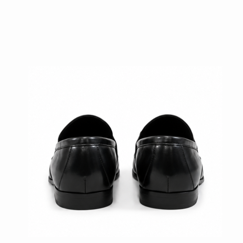 Luxury Italian Horsebit Leather  Loafers