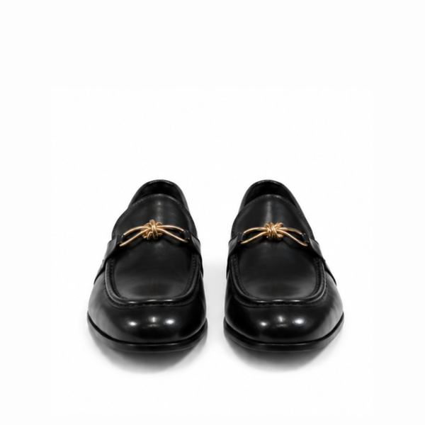 Luxury Italian Horsebit Leather  Loafers
