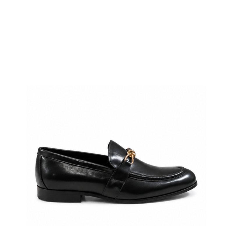 Luxury Italian Horsebit Leather  Loafers