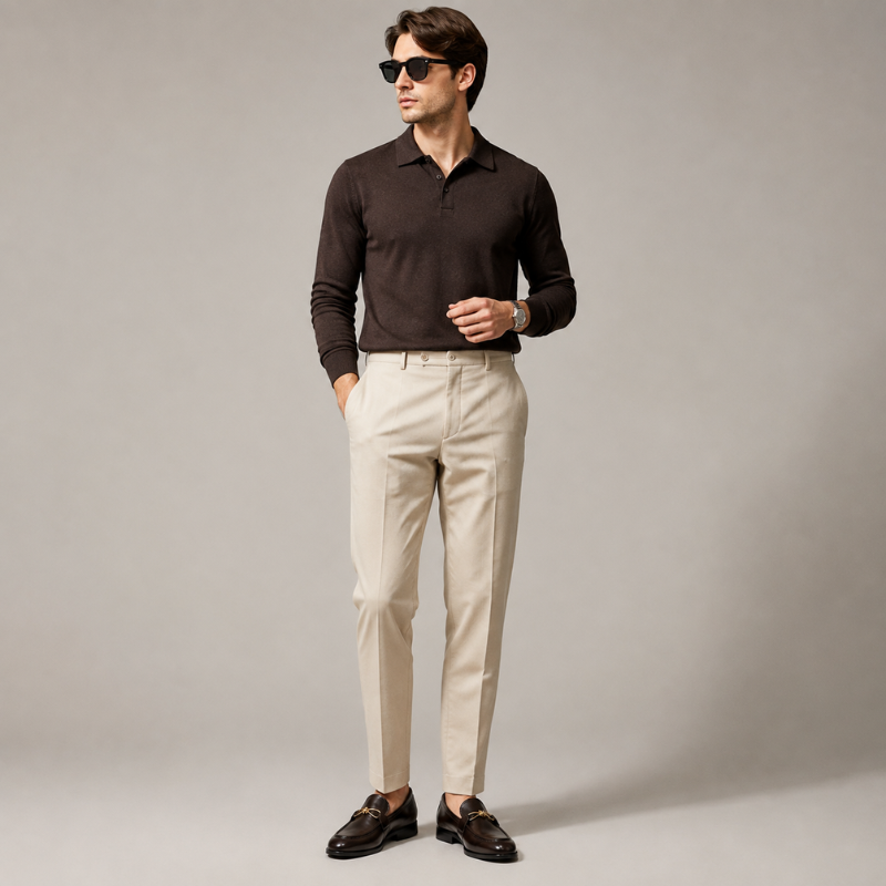 Luxury Italian Horsebit Leather  Loafers