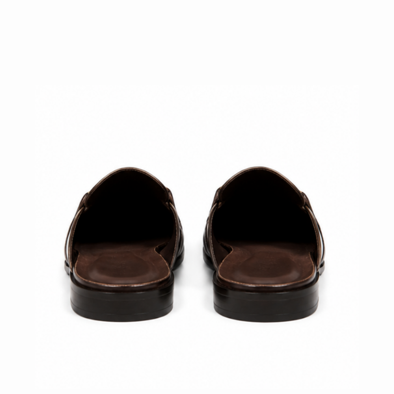 Luxury Knotted Leather Mule