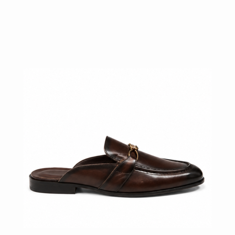 Luxury Knotted Leather Mule