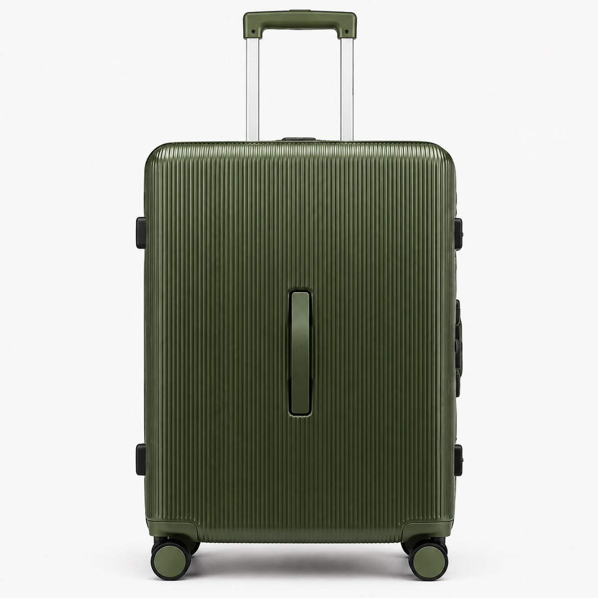 Luxury Ribbed Hard-Shell Cabin Trolley Bag