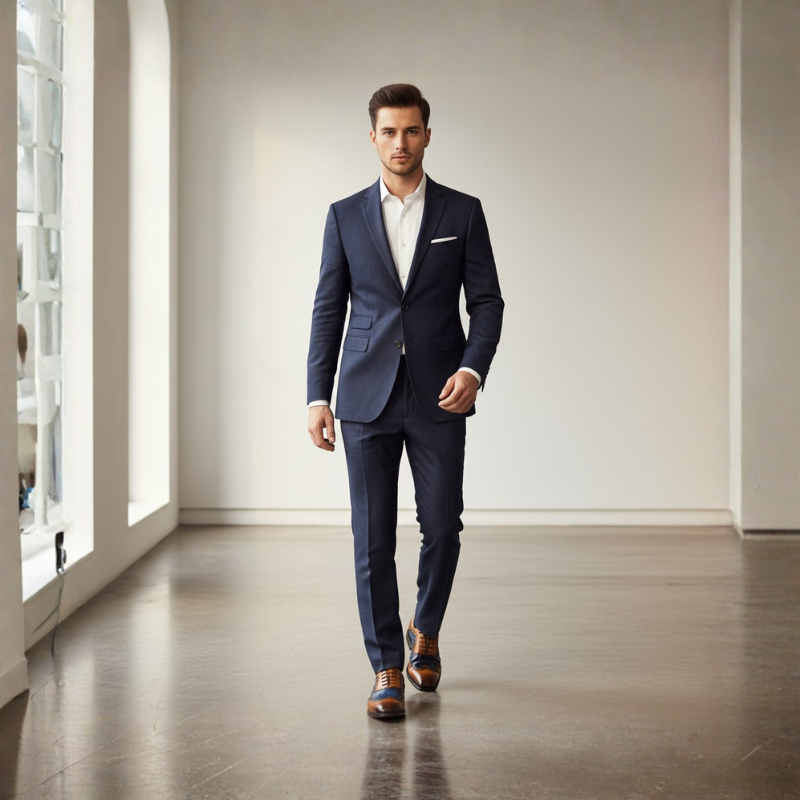 Luxury Alvin Dual Tone Leather Oxford Shoes