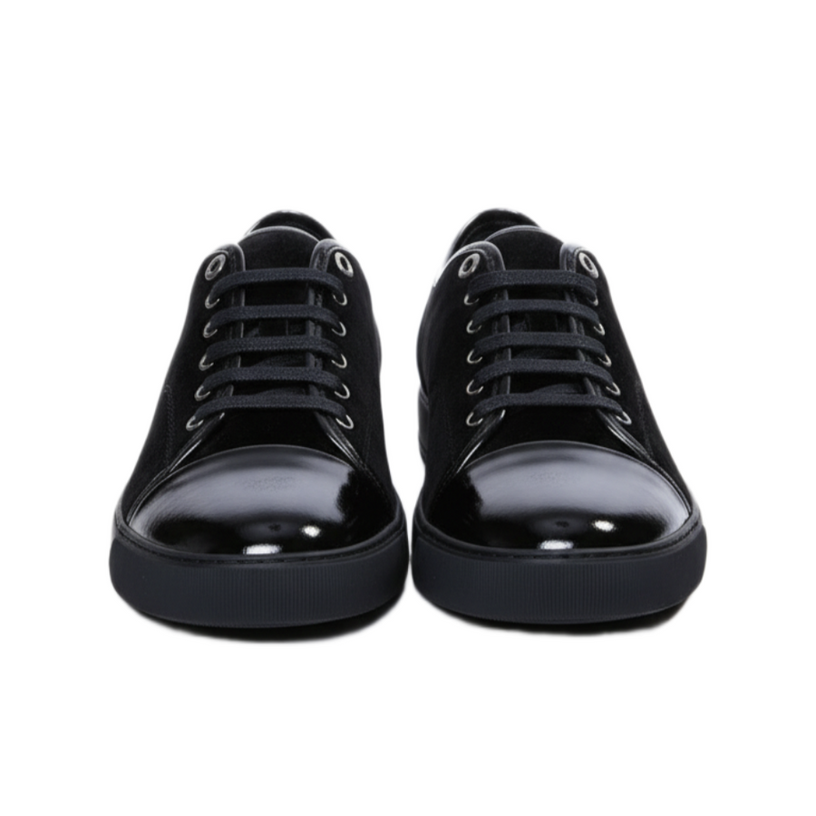 Luxury Blended Gloss Lace Sneakers