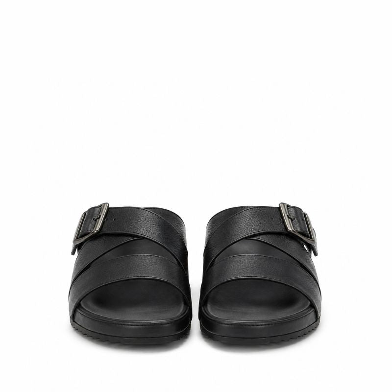 Luxury Buckle Strap Leather Sandal