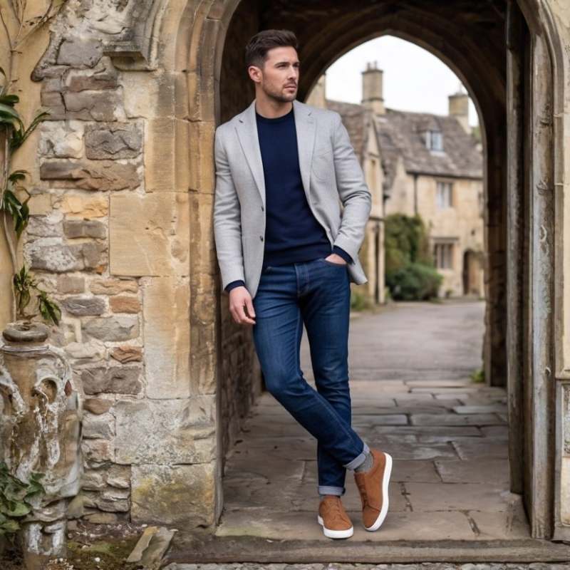 Luxury Craig Suede Triple Stitch Sneaker