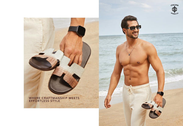 Luxury Croco Leather Matte Oran Sandal