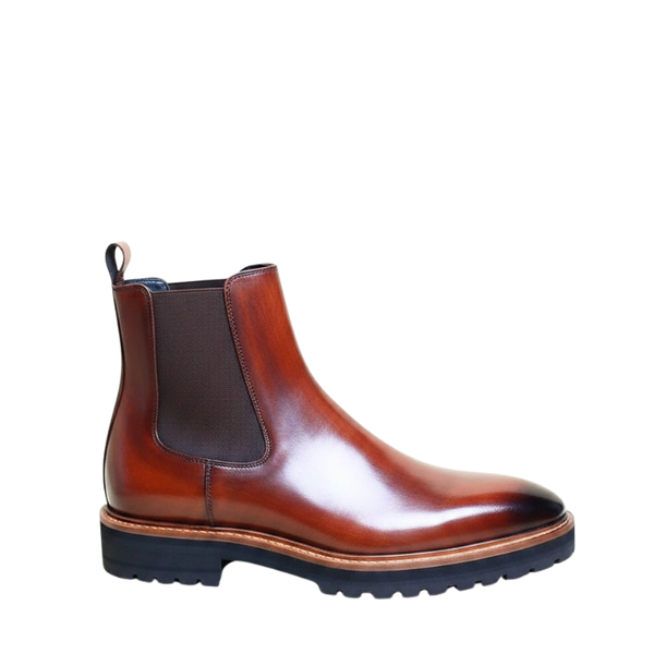 Luxury Italian Craft Polished Chelsea Boots