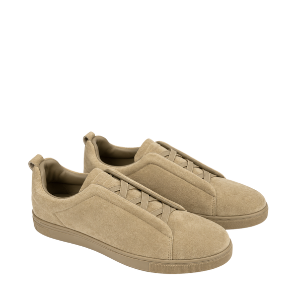 Luxury Italian Slip‑On Tripple Stitch Sneakers