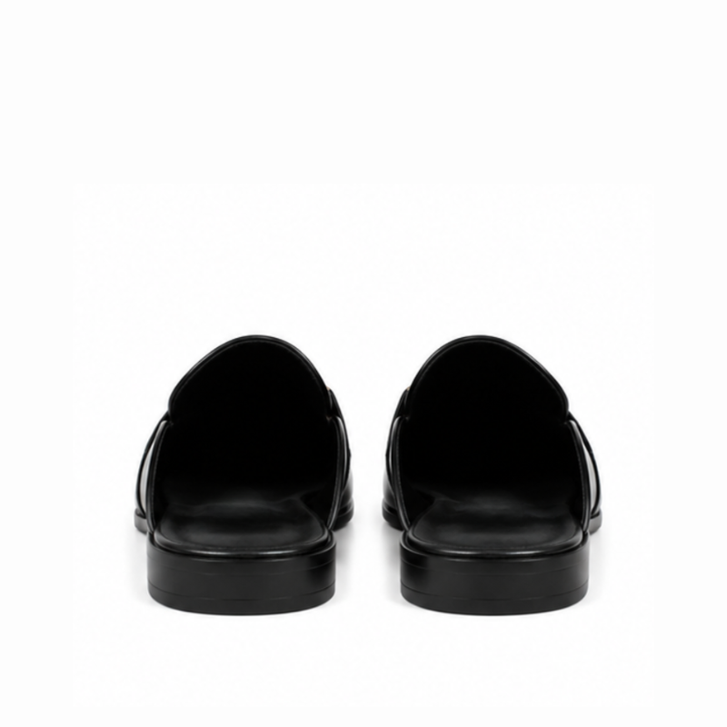 Luxury Knotted Leather Mule