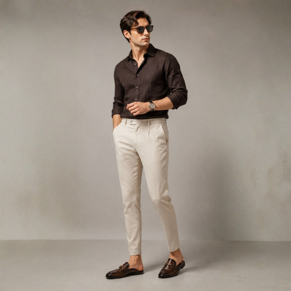 Luxury Knotted Leather Mule