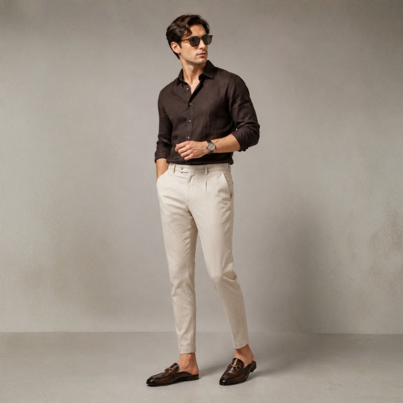 Luxury Knotted Leather Mule