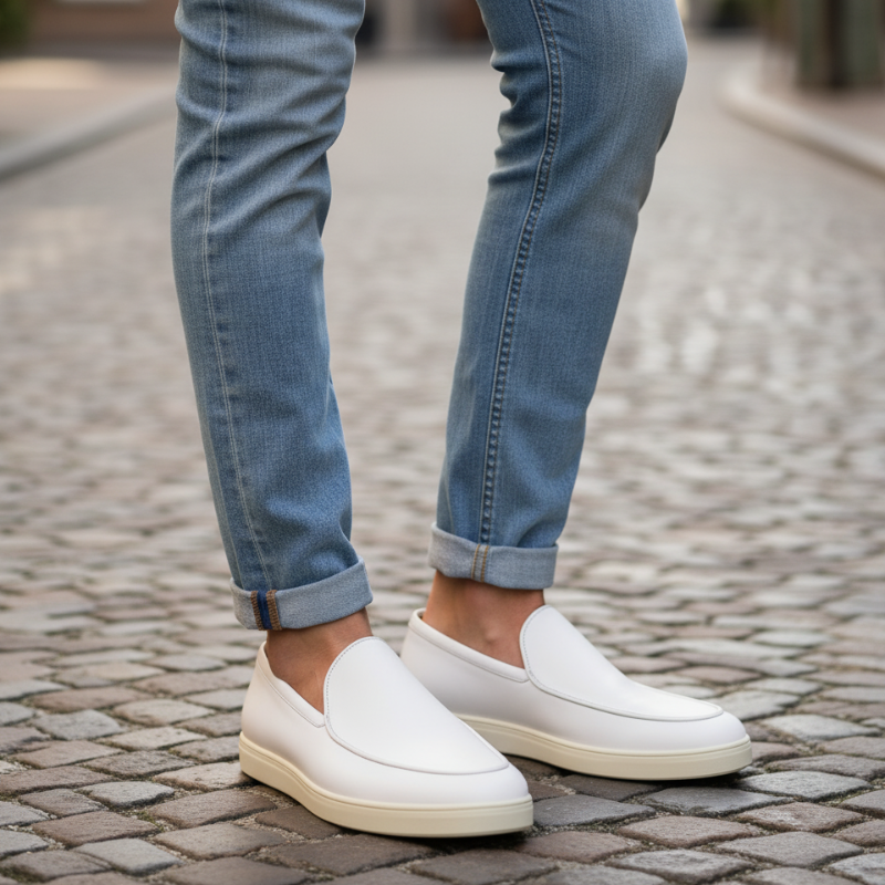 Luxury Pure Essence Loafer With Italian Grace