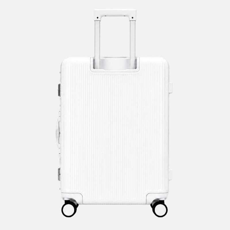 Luxury Ribbed Hard-Shell Cabin Trolley Bag