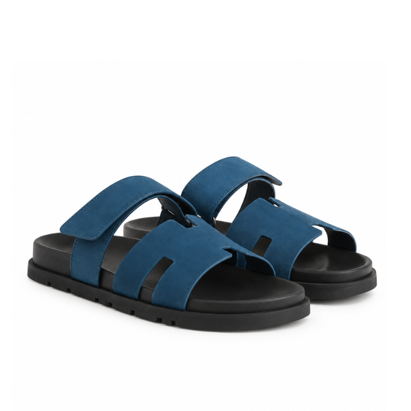Luxury Sandals with Buckle Strap