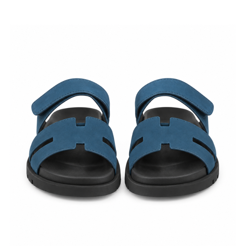 Luxury Sandals with Buckle Strap
