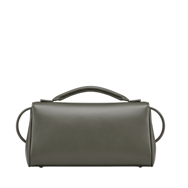 Luxury Structured Twist-Lock Top Handle Square Hand & Crossbody Bag
