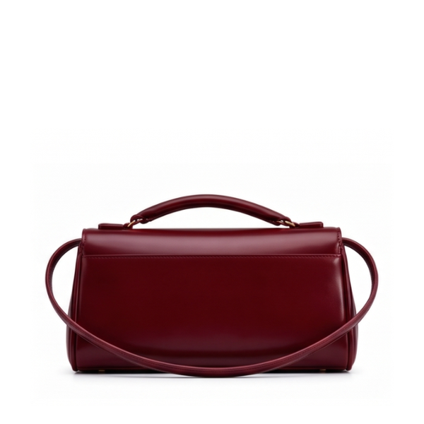 Luxury Structured Twist-Lock Top Handle Square Hand & Crossbody Bag