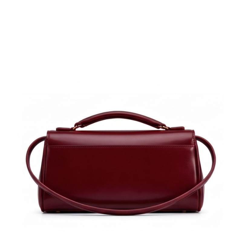Luxury Structured Twist-Lock Top Handle Square Hand & Crossbody Bag