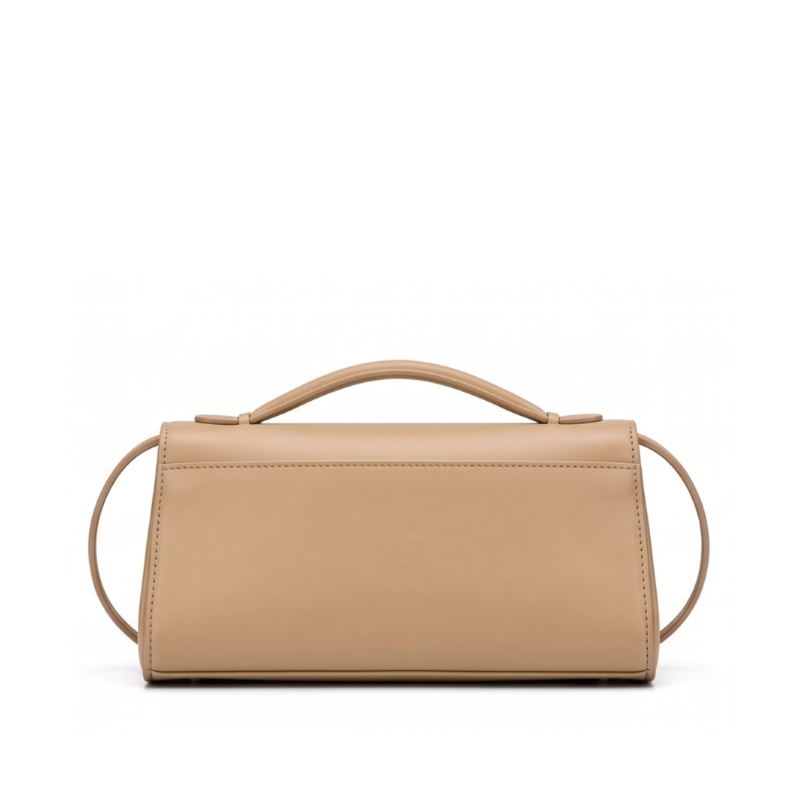 Luxury Structured Twist-Lock Top Handle Square Hand & Crossbody Bag