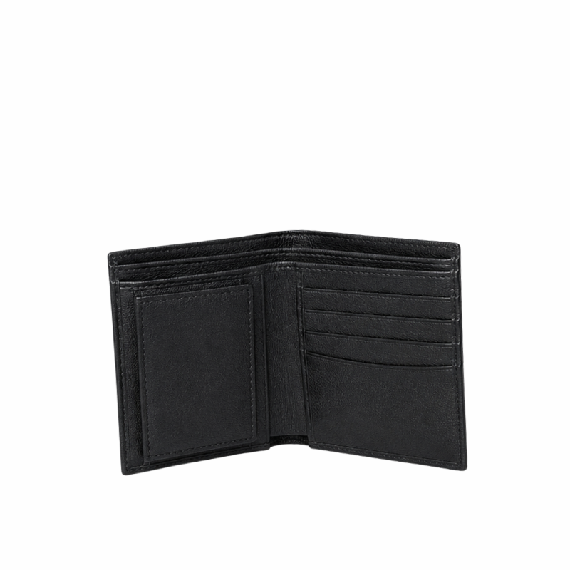 Luxury Zip Utility Leather Bifold Wallet