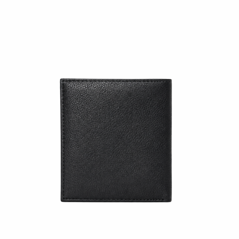 Luxury Zip Utility Leather Bifold Wallet