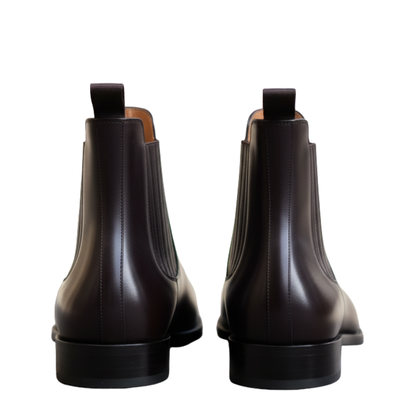 Arco Leather Chelsea Boot with Curve Toe