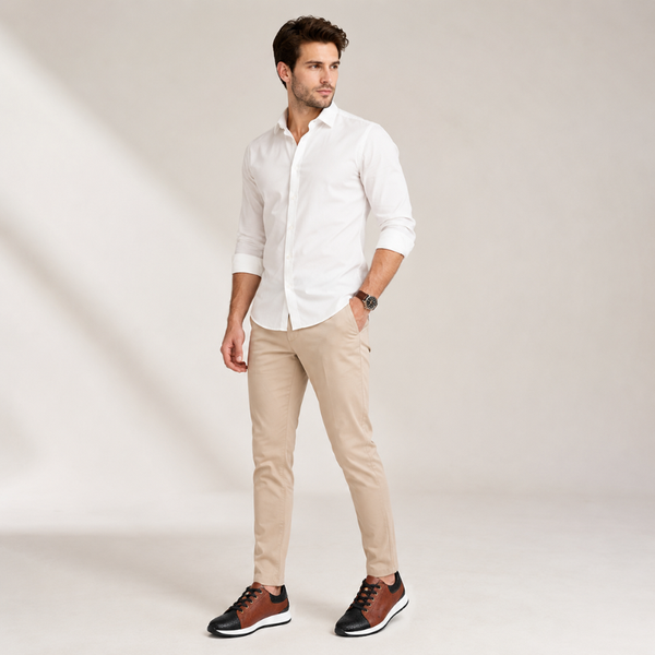 Maddox Exotic Leather Sneakers