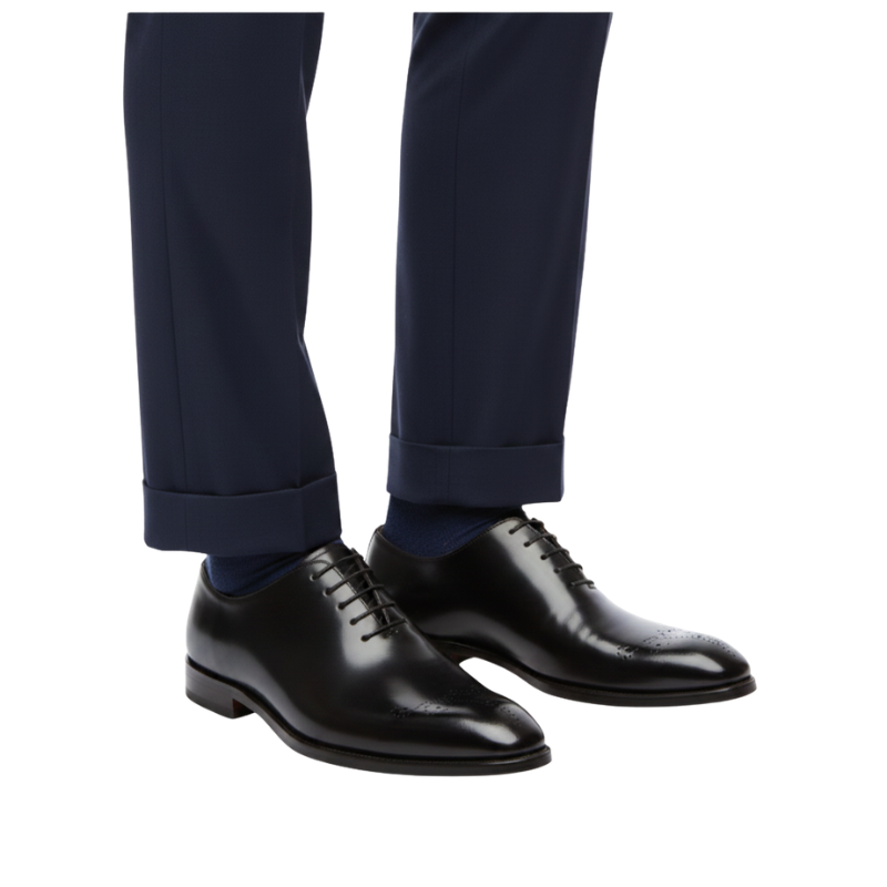 Majestic Horizon Artisan Gradient Oxford Shoes