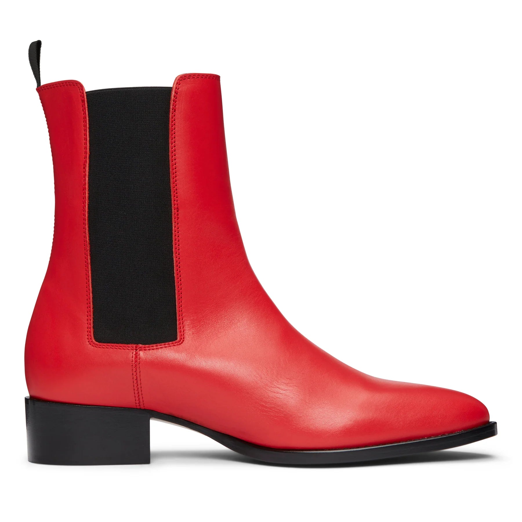 Chelsea Boot - Red Leather