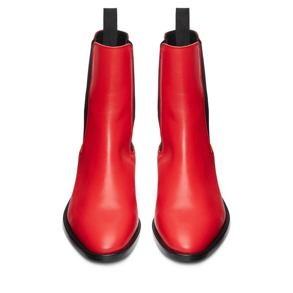 Chelsea Boot Leather - Red