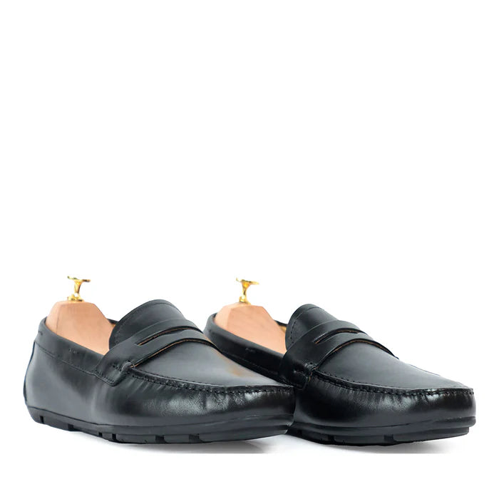 Blue Driving Moccasins