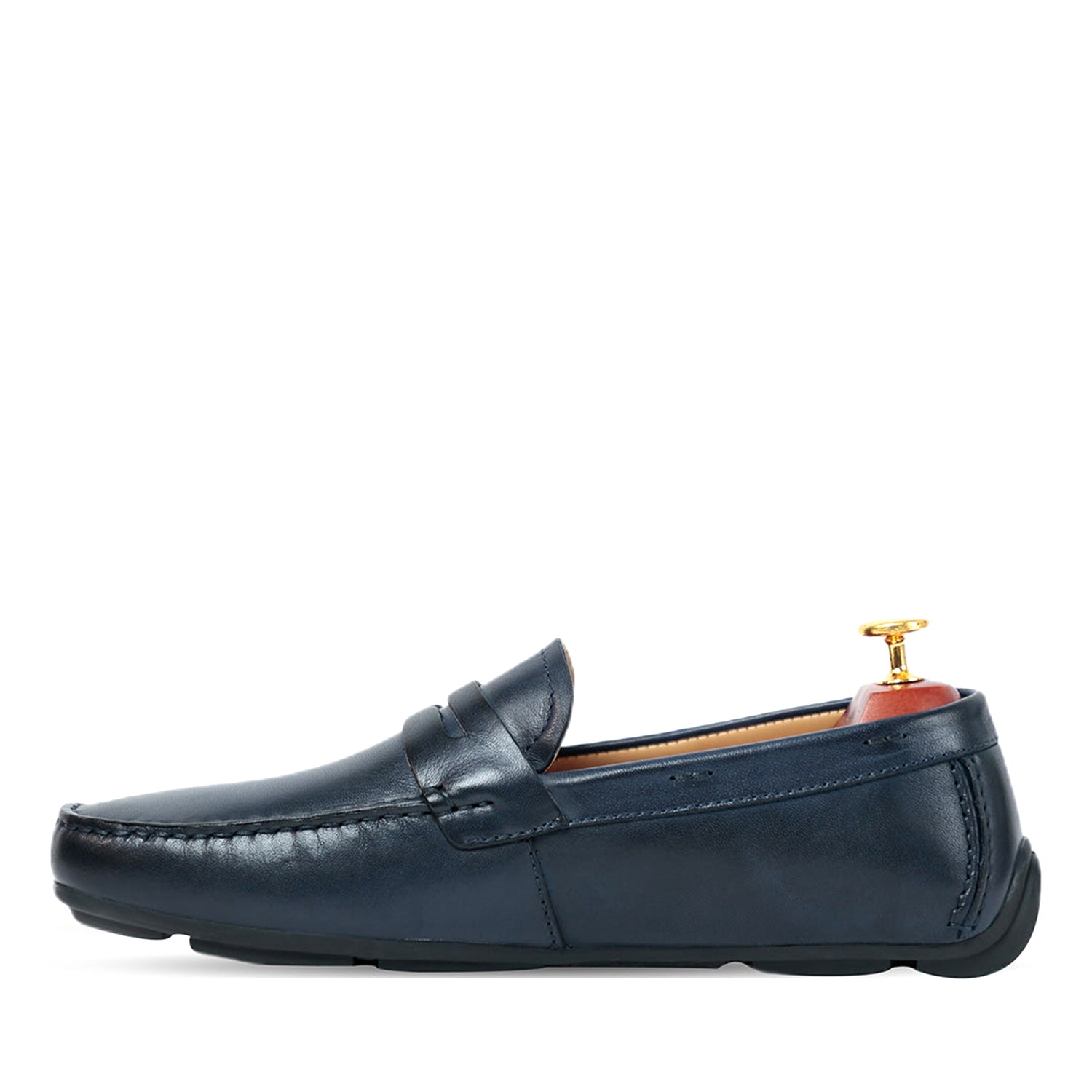 Blue Driving Moccasins