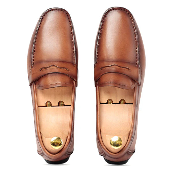 Blue Driving Moccasins
