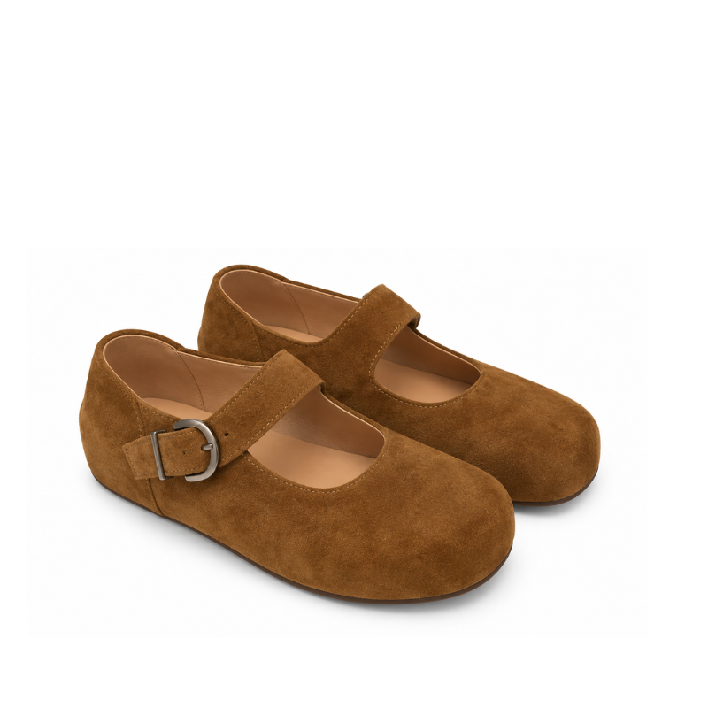 Mary Jane Buckle Flats