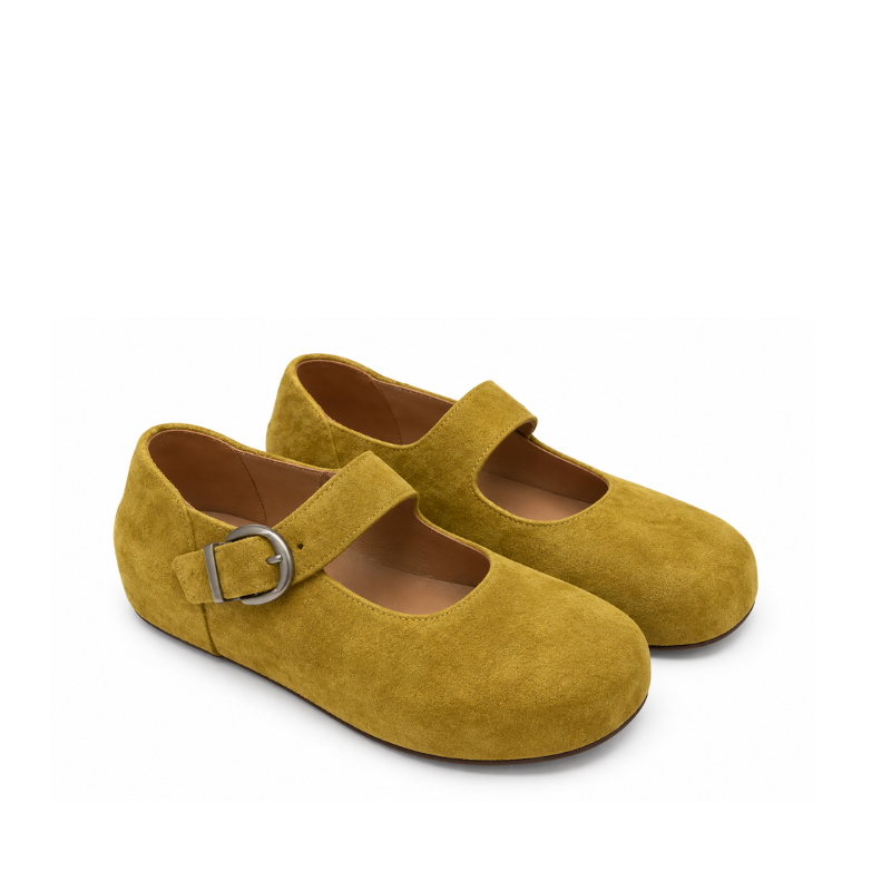Mary Jane Buckle Flats