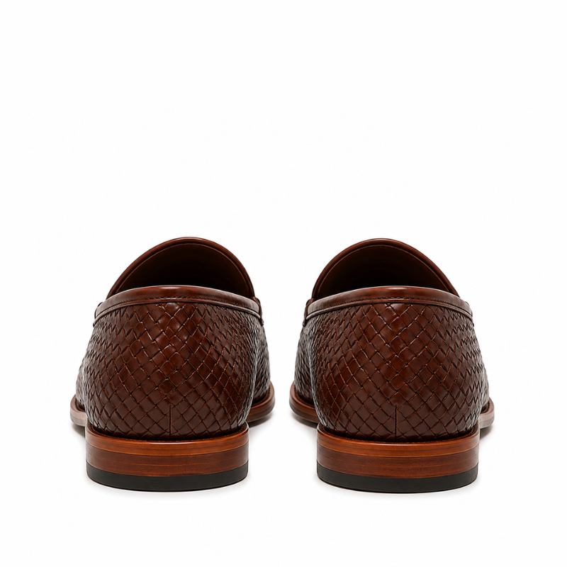 Matteo Classic Woven Tassel Loafers