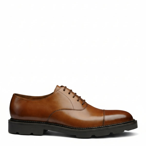 Matteo Lace Up Oxford Shoes for Men - Brown